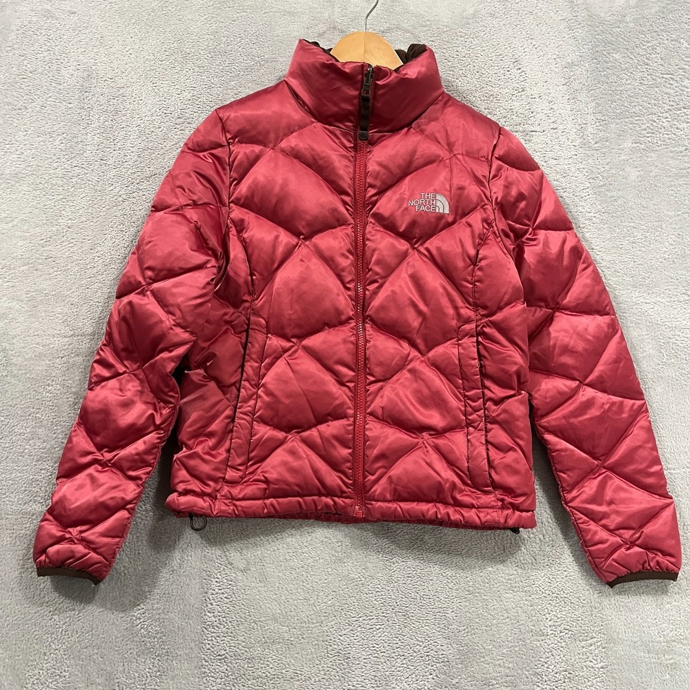 The North Face‎ Jacket XS 550 Fill Down Quilted Down Iridescent Pink Winter